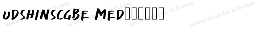 udshinscgbe med字体转换